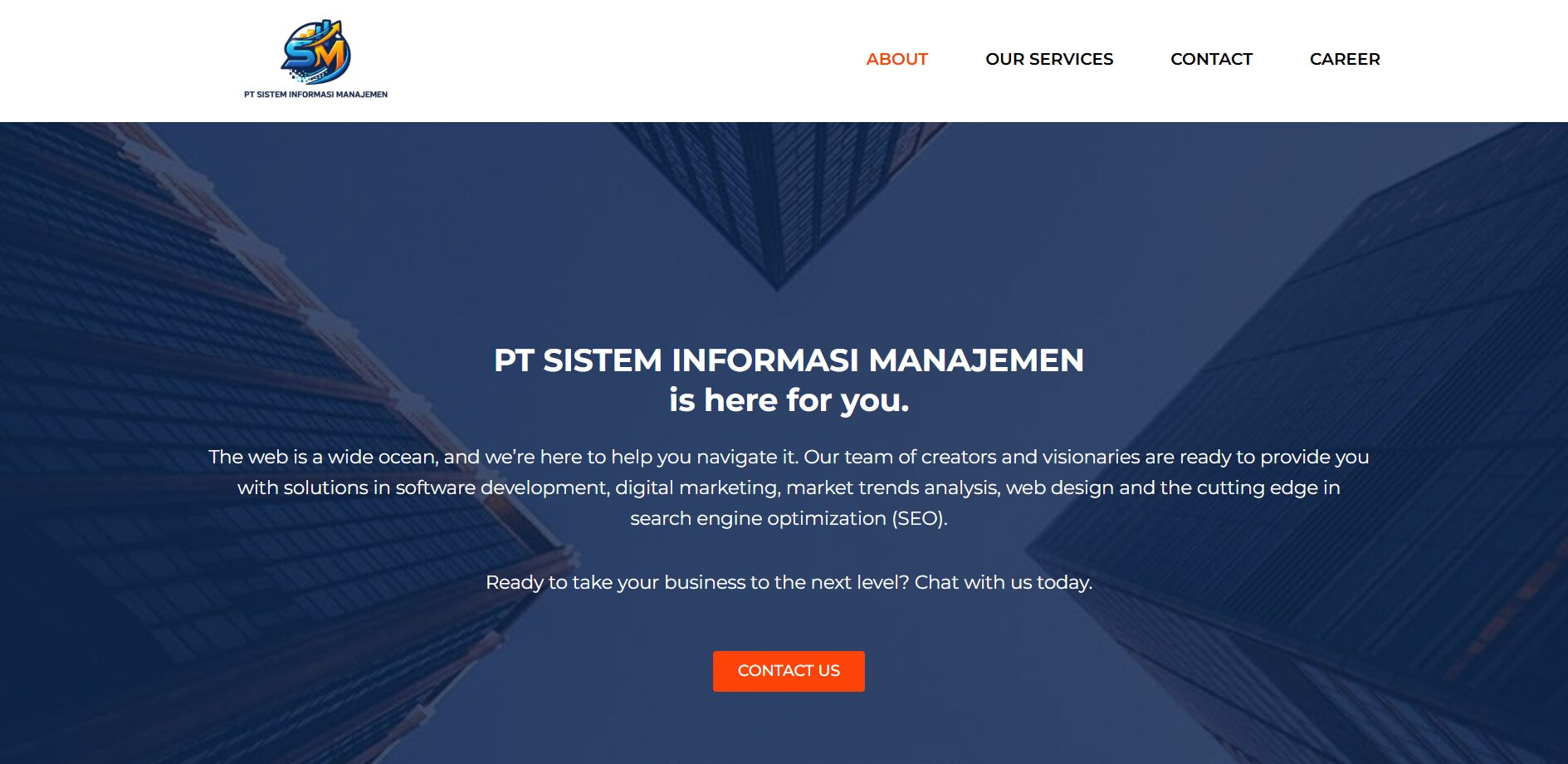 Hasil Website Landing Page hasil Jasa Pembuatan Website Snedel